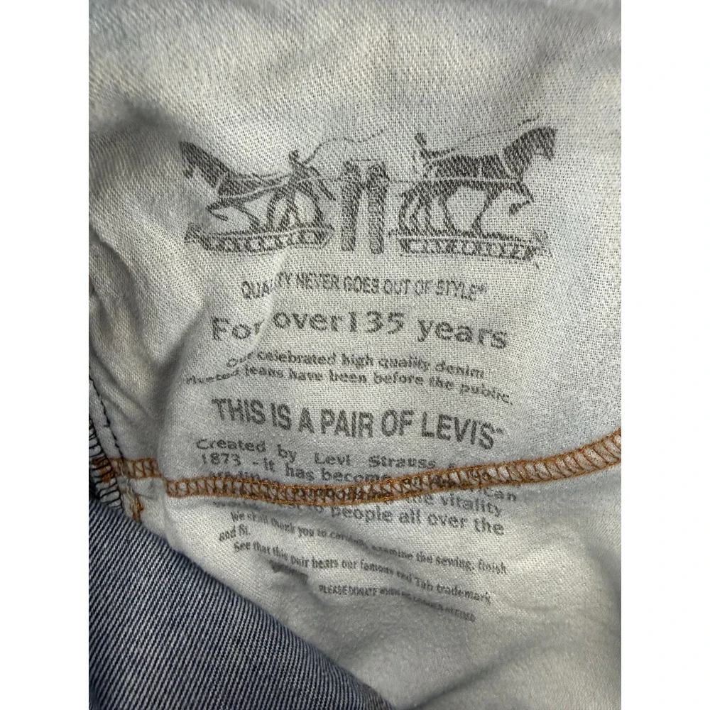 Levi's 505‎ Regular Fit Jeans Mens 32x34 Dark Wash Straight Leg Denim